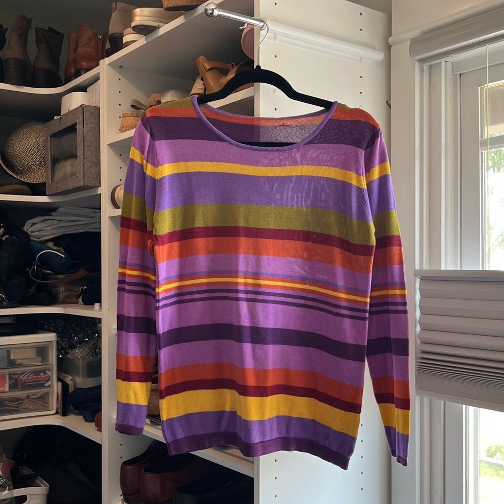 Colorful Striped Sweater